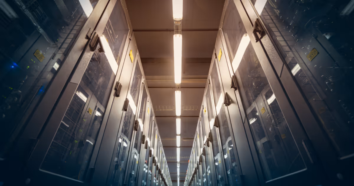 AI data center wallpaper