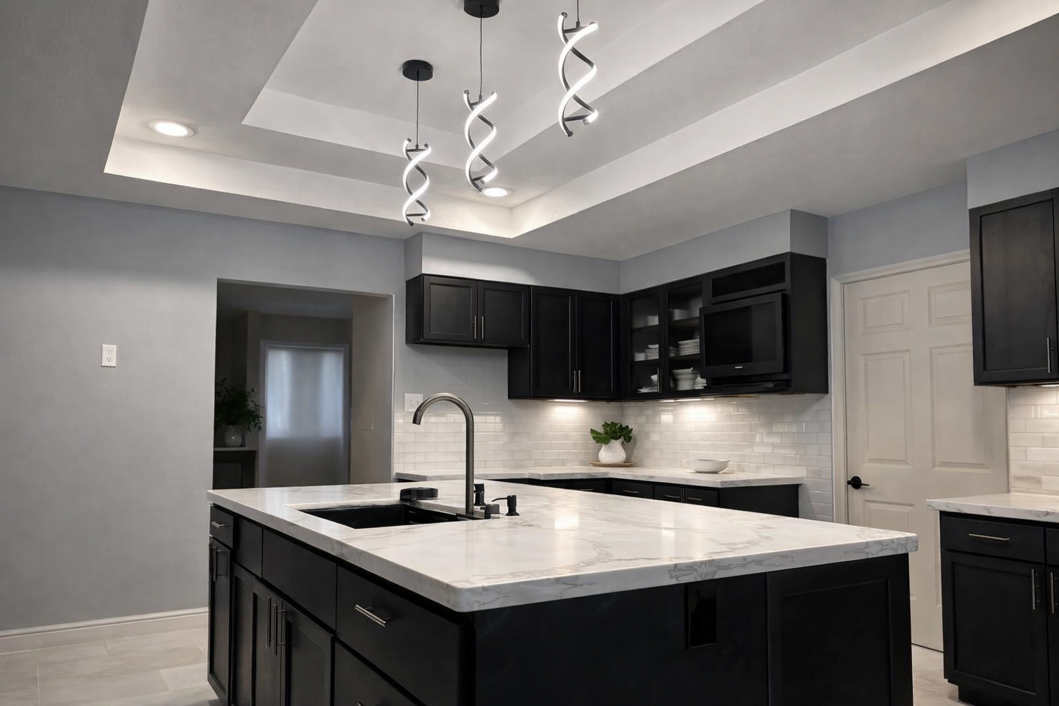 image of property management company receptionist desk