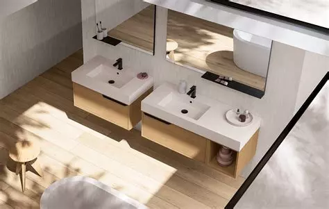 Grande esposizione Compab a Pizzoli (L’Aquila): mobili bagno moderni, lavabi mineralmarmo, specchi LED. Progettazione su misura, montaggio incluso e consegna in tutto l’Abruzzo.