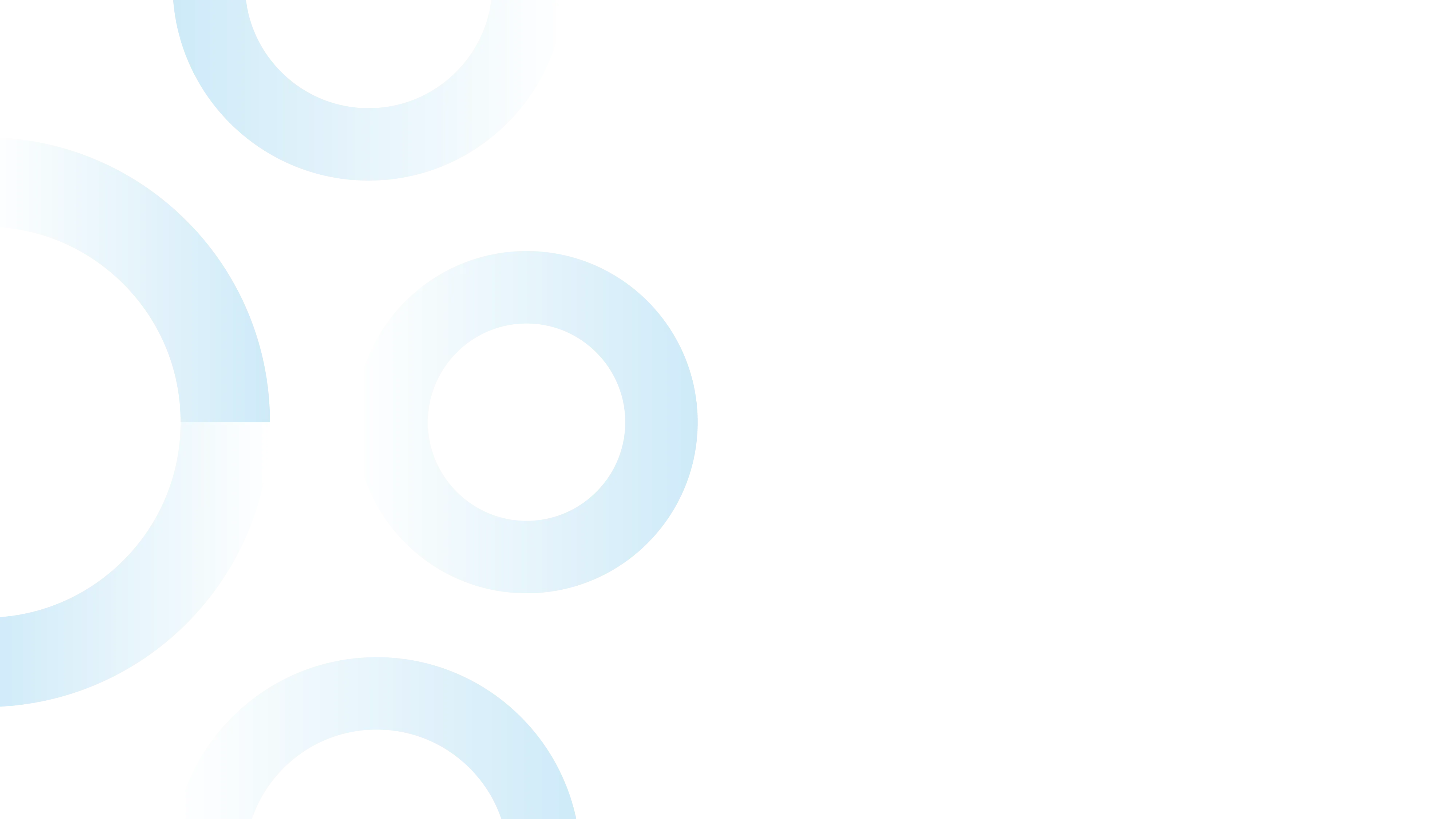Cuatro círculos concéntricos de color azul claro con un fondo negro.