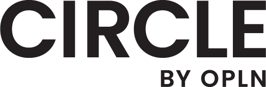 Circle by OPLN logo text in bold uppercase letters.