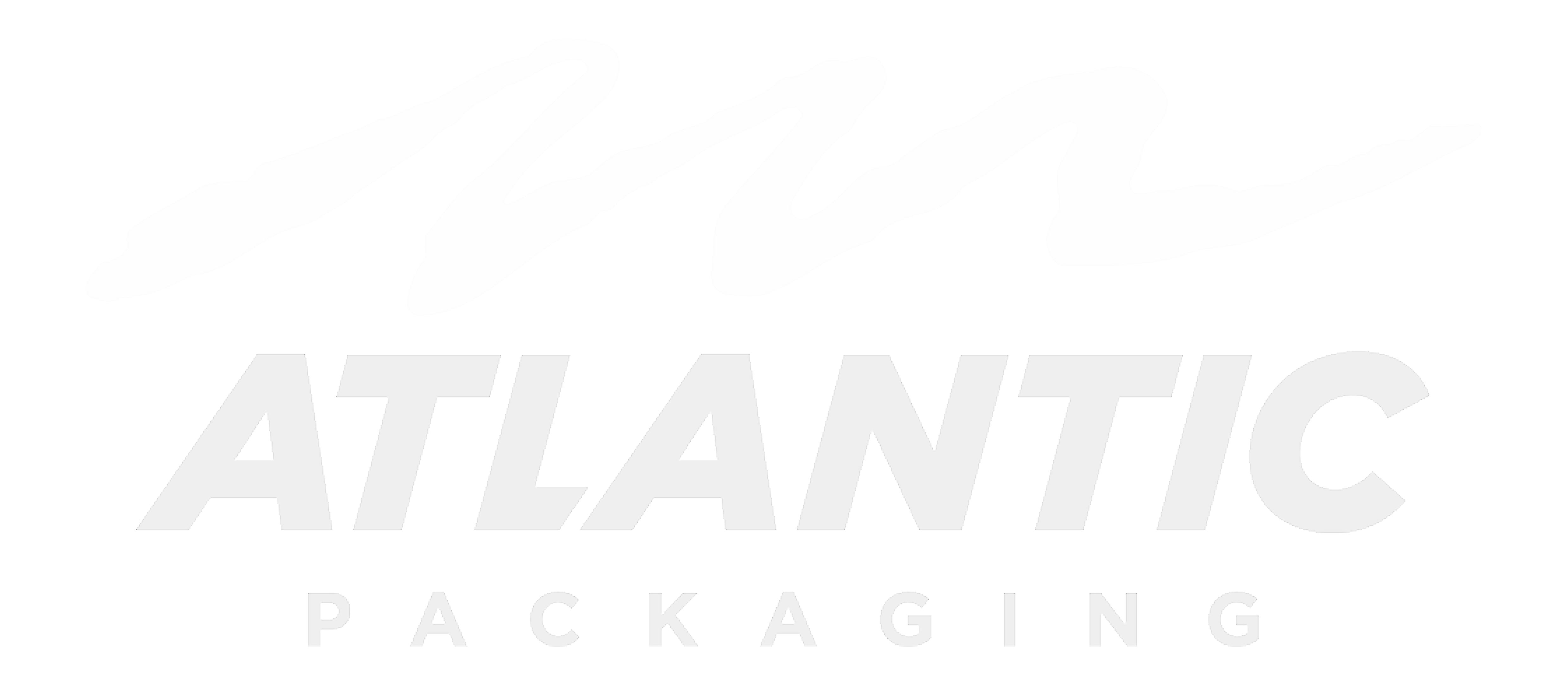 Logo with stylized script above bold text reading 'ATLANTIC' and smaller text 'PACKAGING' below.