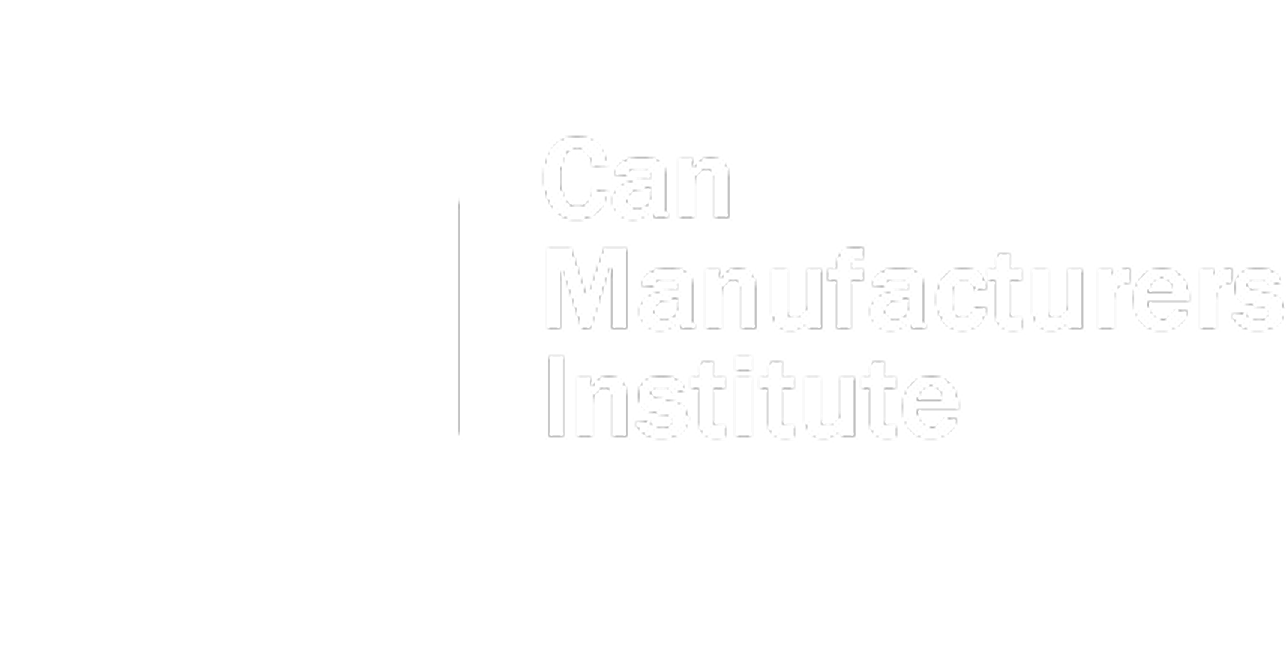 Logo of Can Manufacturers Institute with three interlocking puzzle pieces and the text 'Can Manufacturers Institute'.