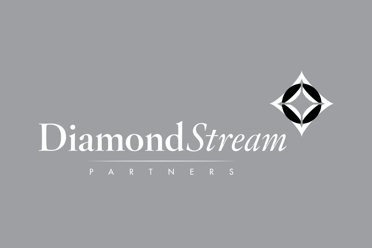 Alaris Pro |  DiamondStream Partners logo with a stylized diamond icon on a gray background.