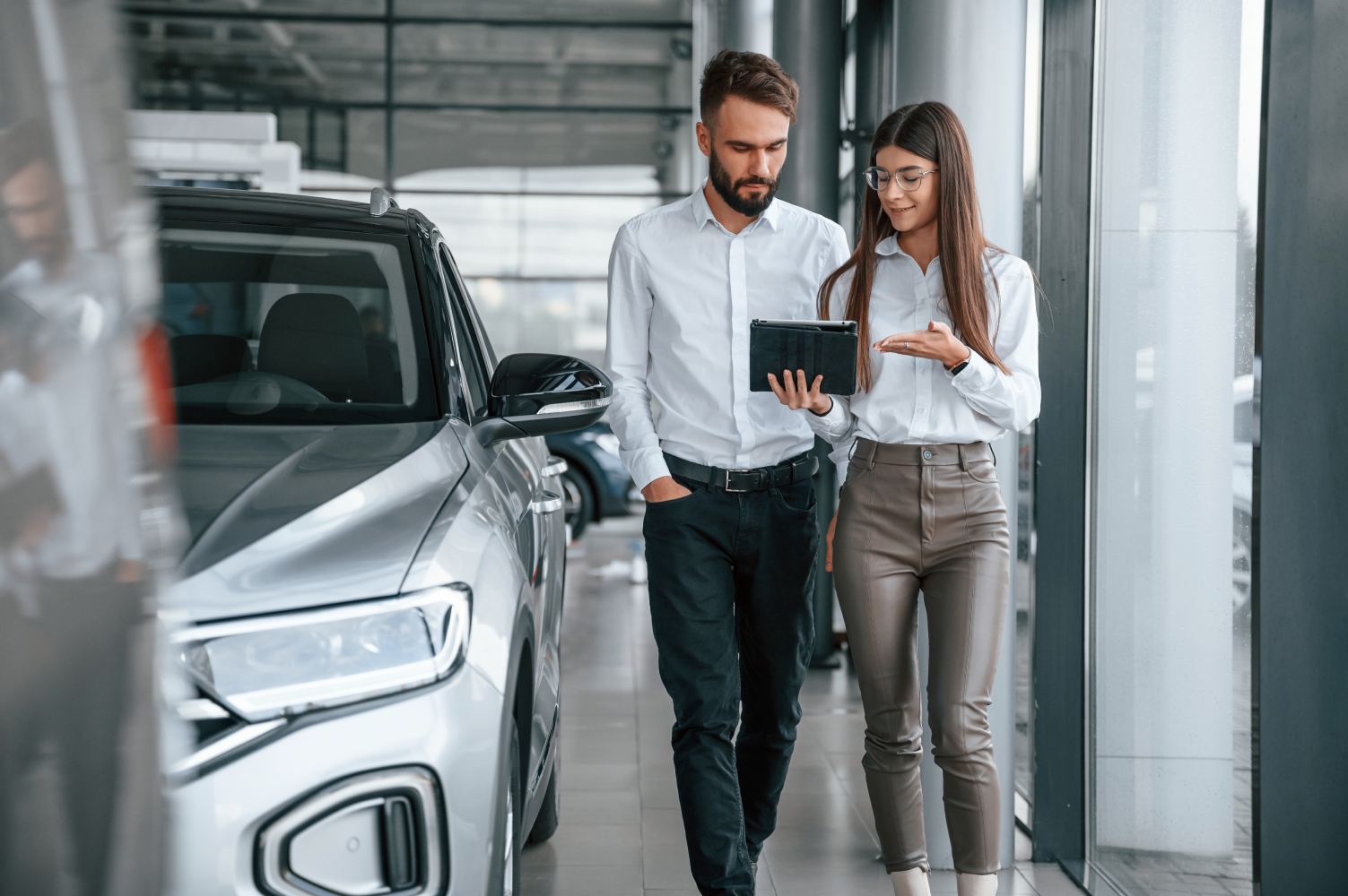 Image of dealership interaction