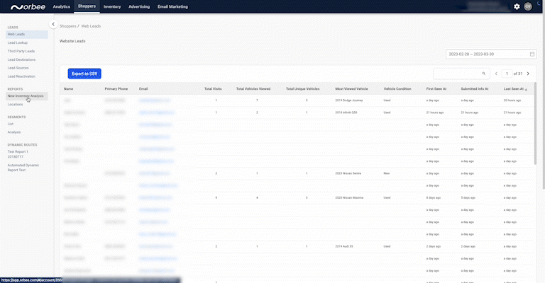 Source / Medium Segmentation within the Orbee Platform