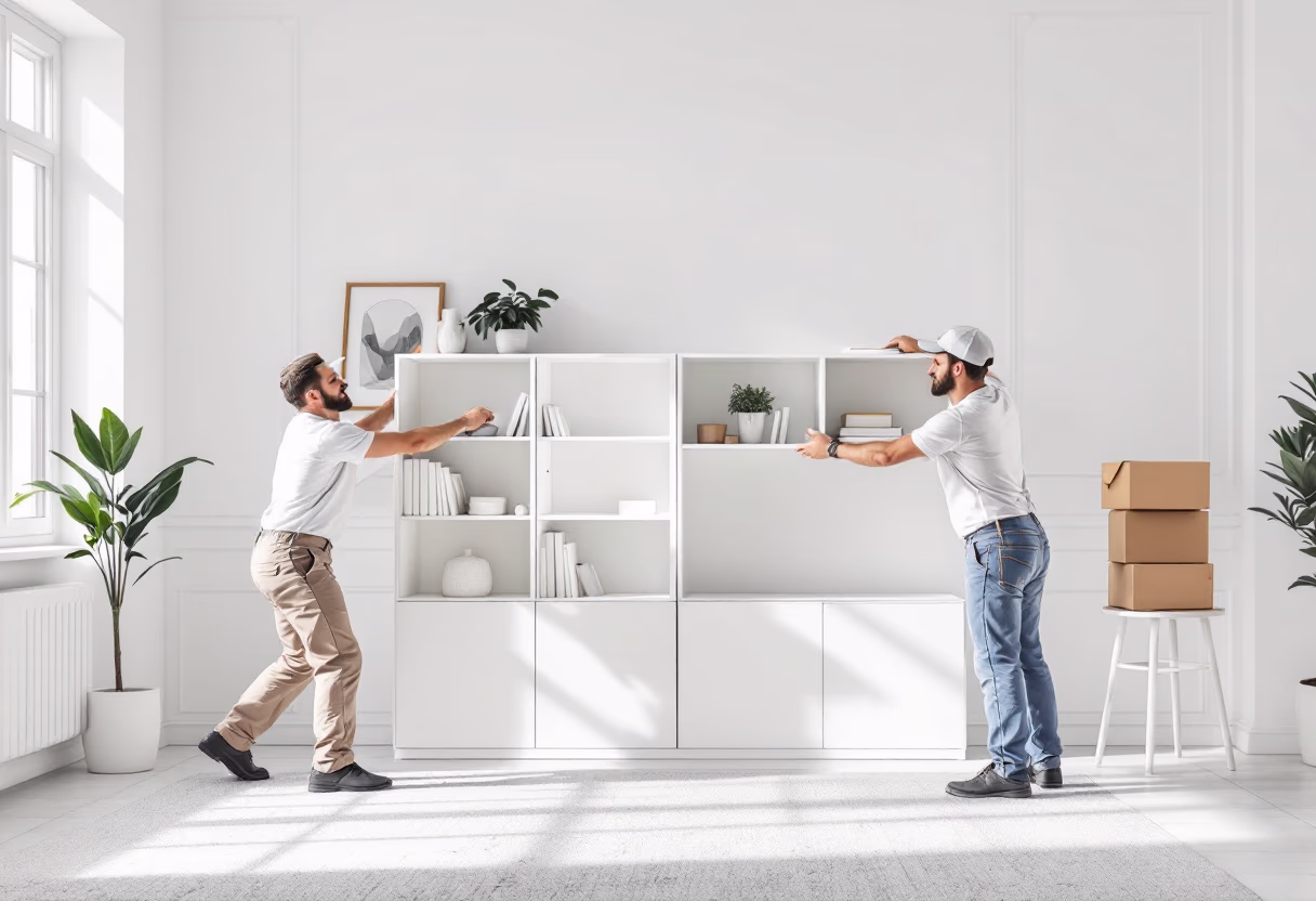 image of movers handling furniture