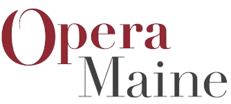 Opera Maine logo with the word 'Opera' in red and 'Maine' in gray.