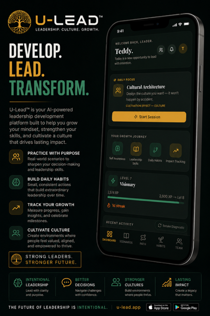 U-Lead App — AI-powered leadership development platform