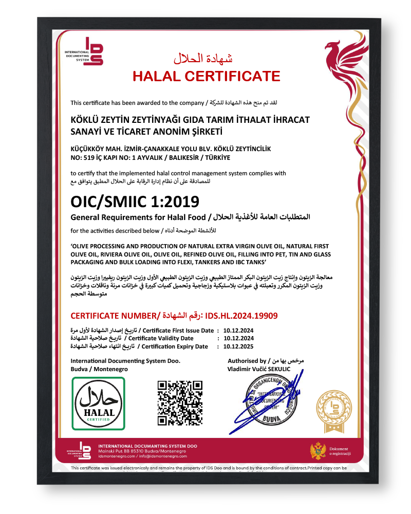 Halal Certificate