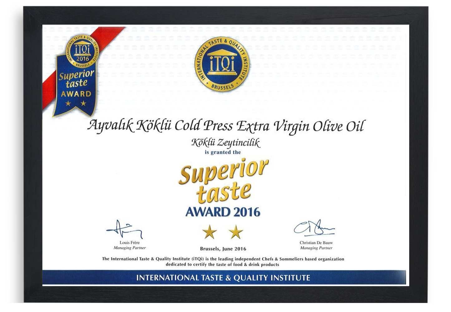 Superior Taste Award 2016