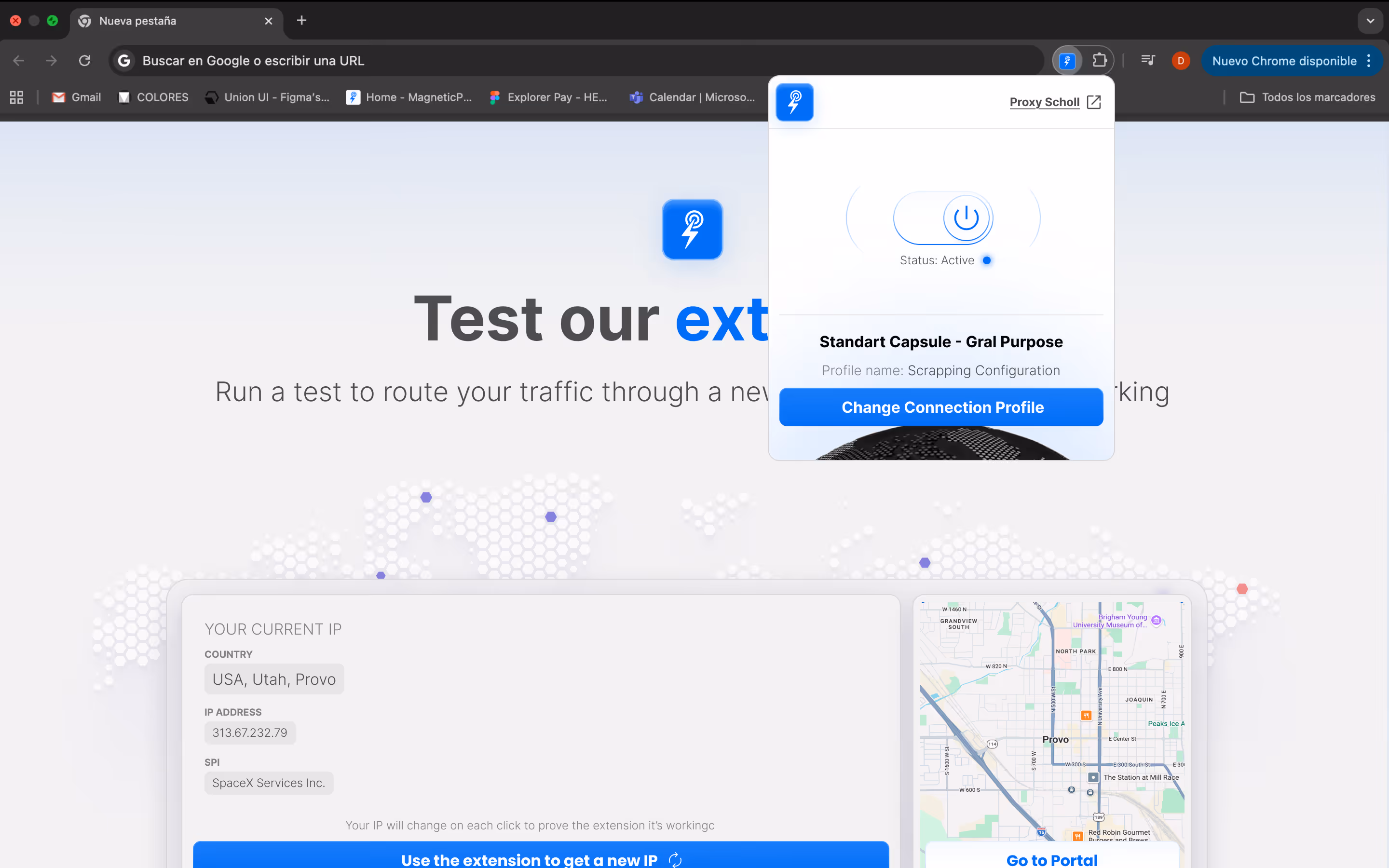 Magnetic Proxy Chrome Extension