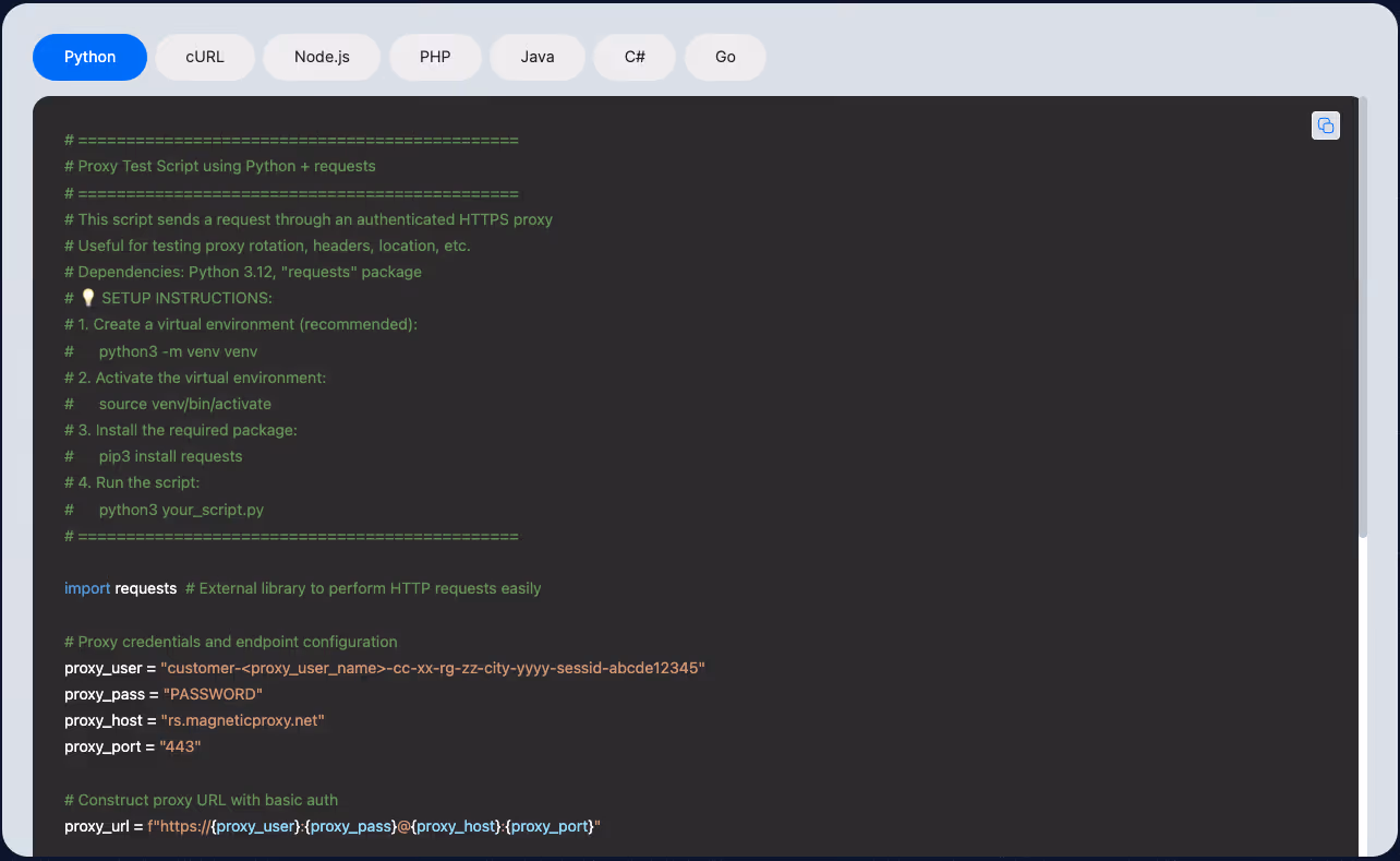 magnetic Proxy Documentation