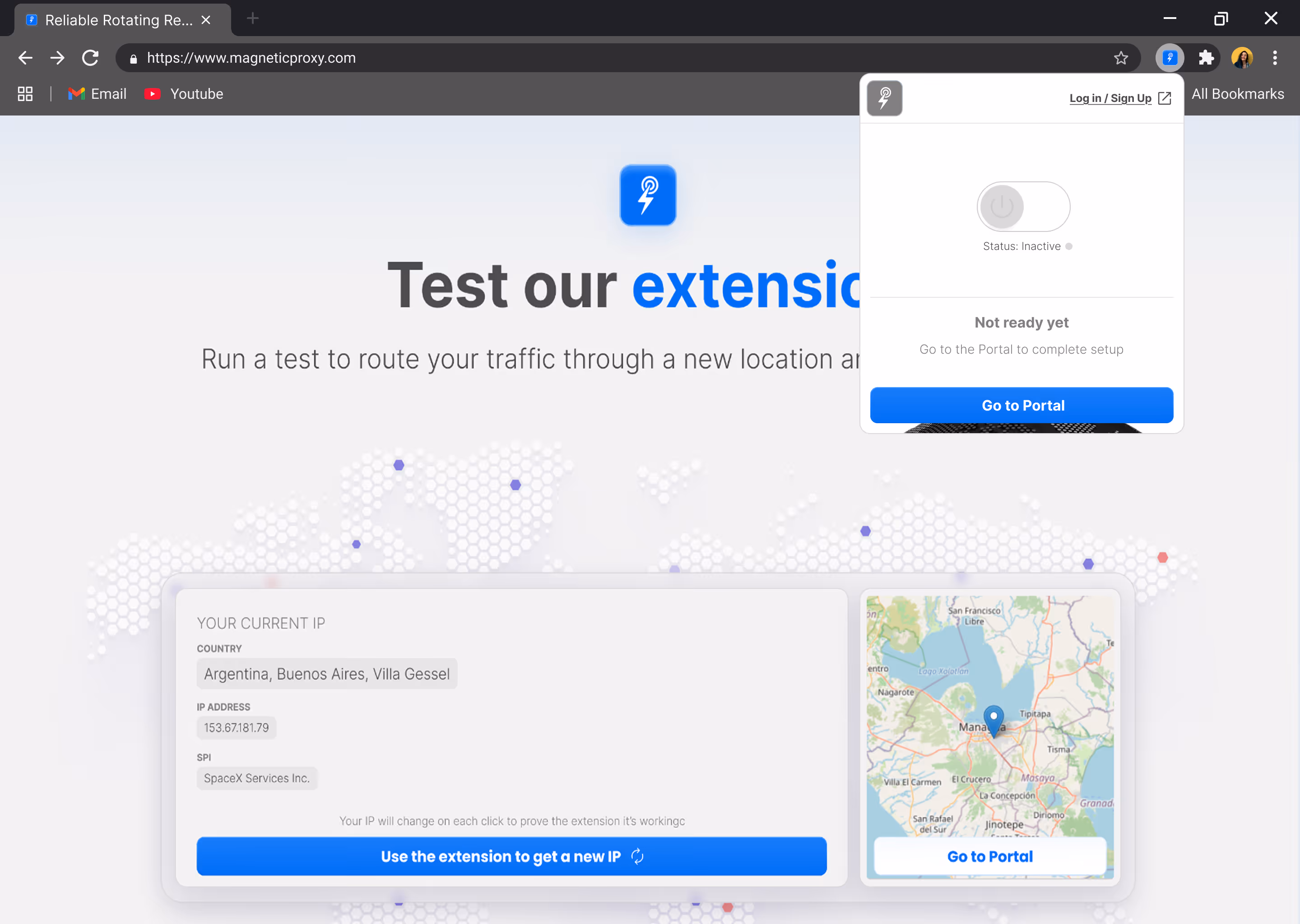 Magnetic Proxy Chrome Extension