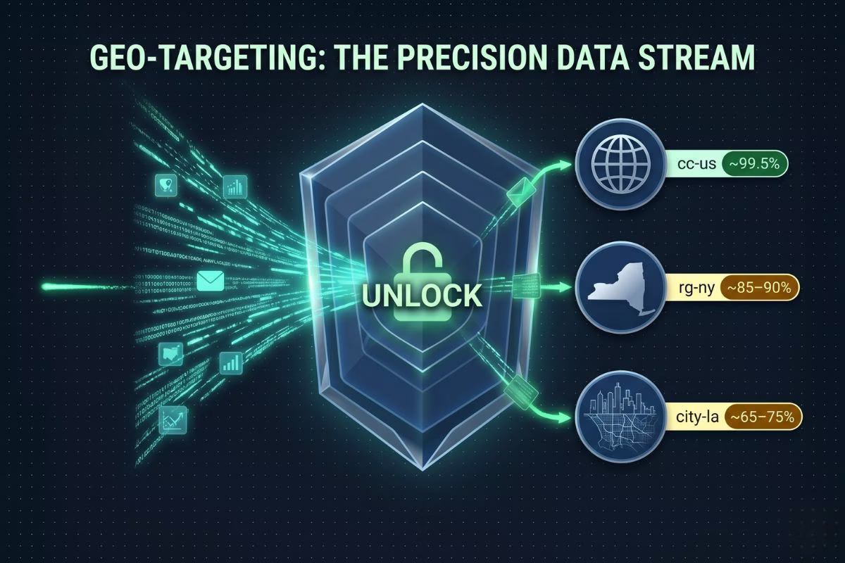 Geo-Targeting with Residential Proxies: Country, Region, and City Explained