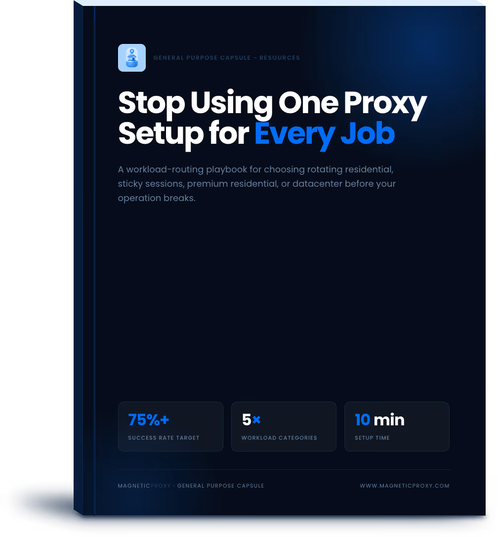 Build a cleaner proxy setup.