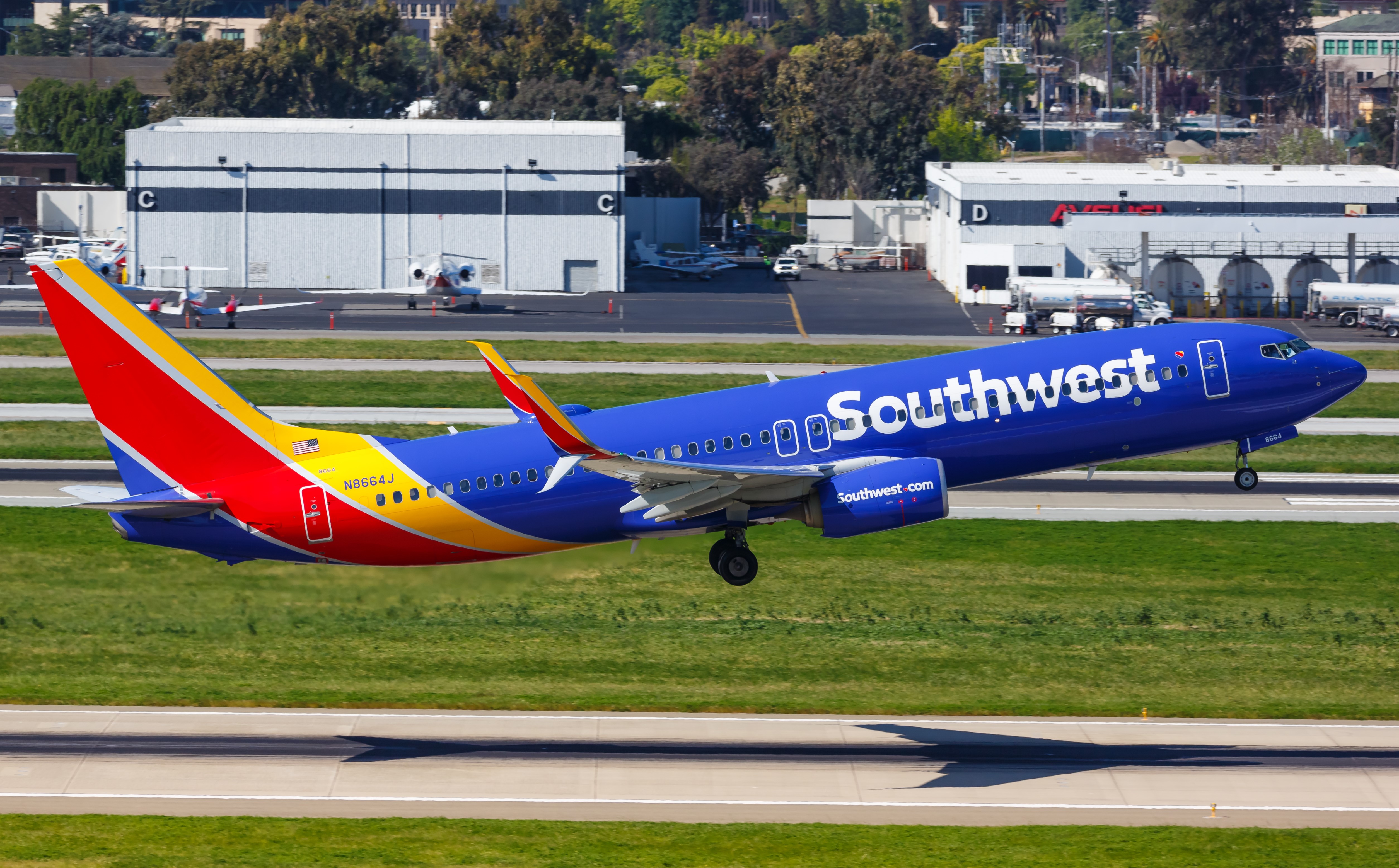 Southwest Airlines seems to be constructing its first airport lounge 