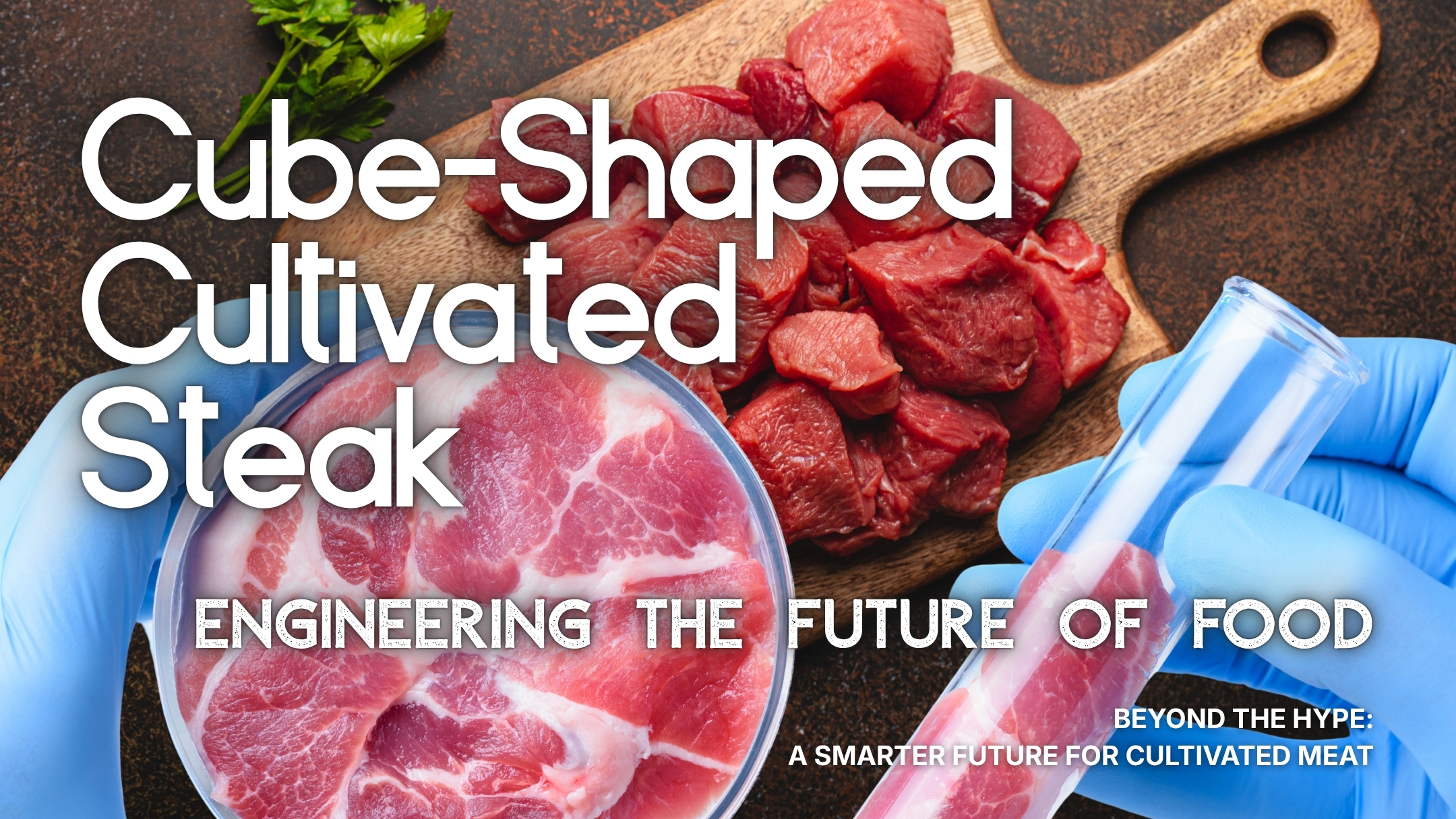 Cube-Shaped Cultivated Meat