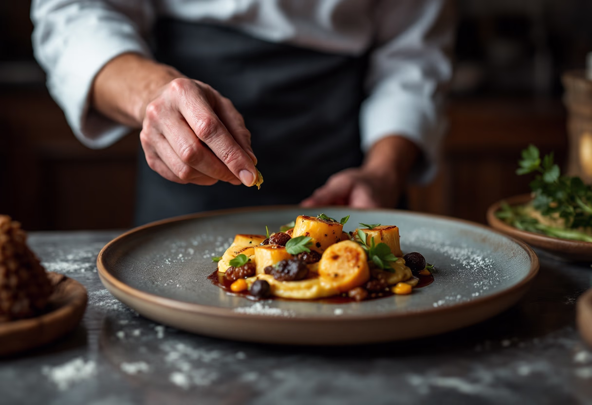 image of signature dish for a modern restaurant