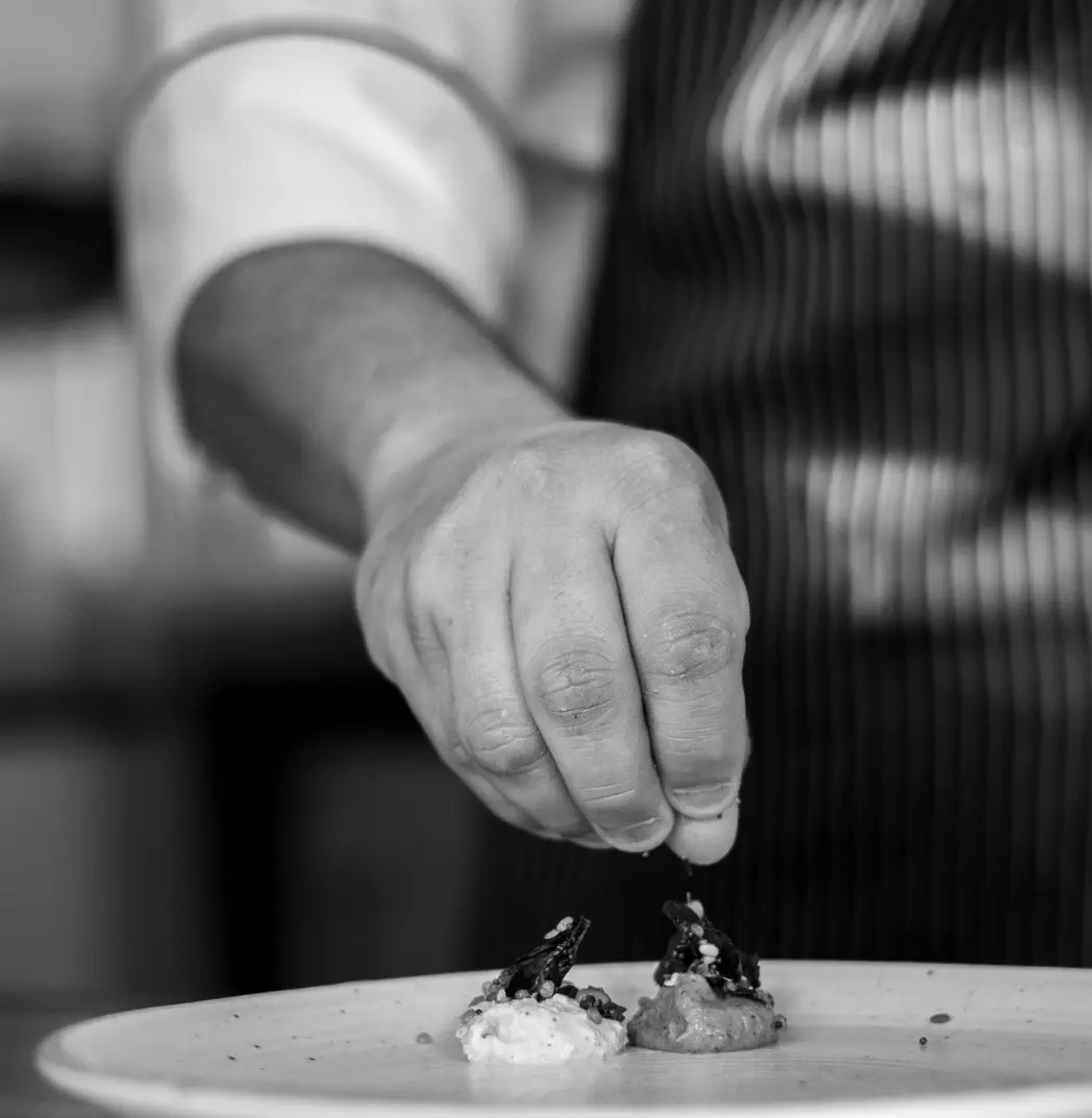 image of a chef in the kitchen