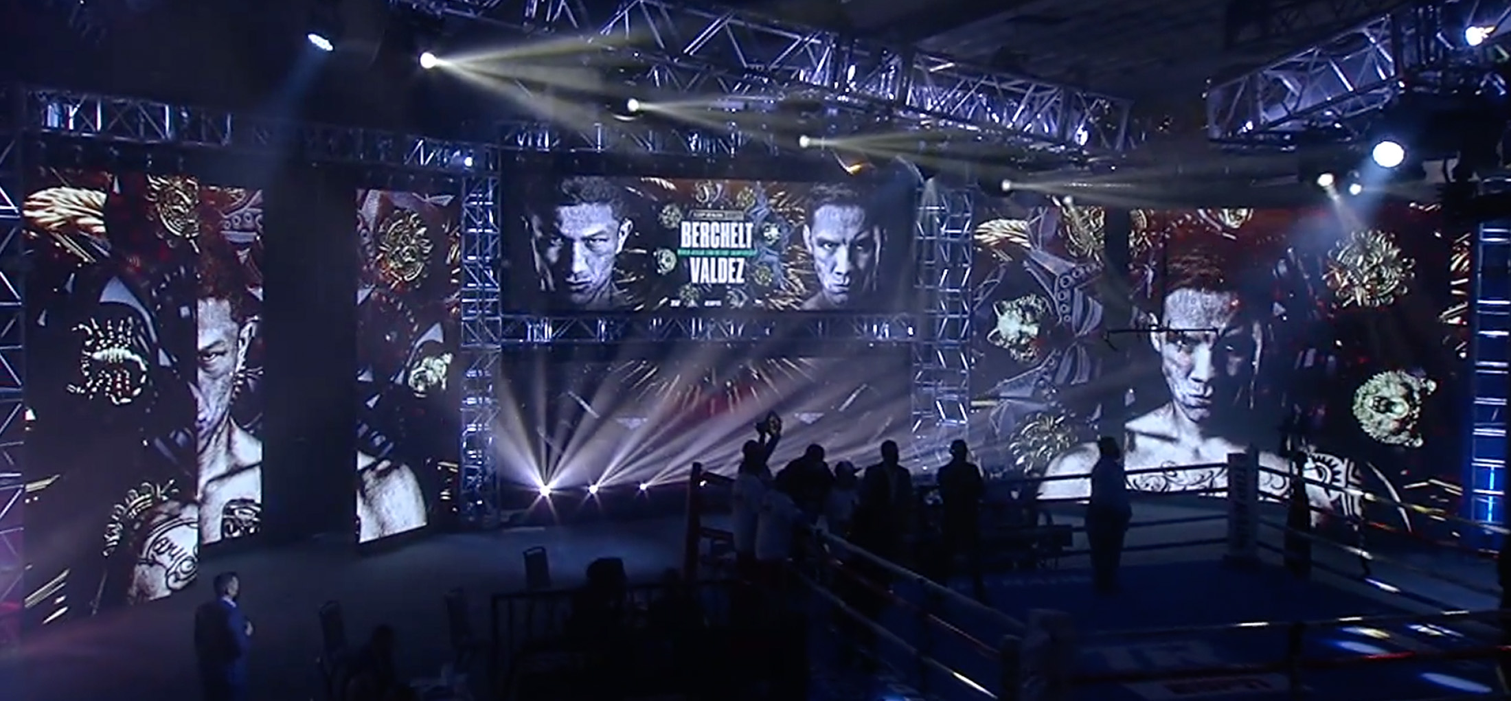 Berchelt vs Valdez Stage Screens