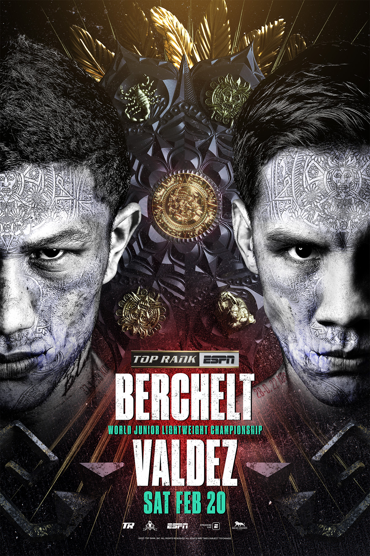 Berchelt vs Valdez Poster