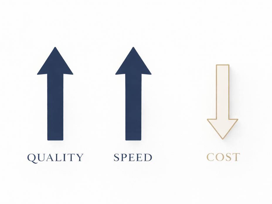 コスト削減を表すイメージ
