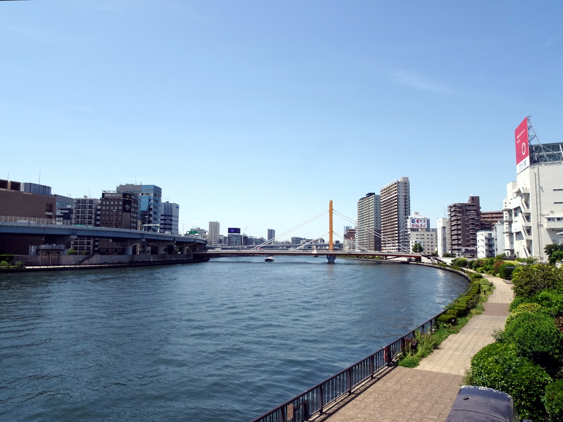 東京都のショールームからの景色