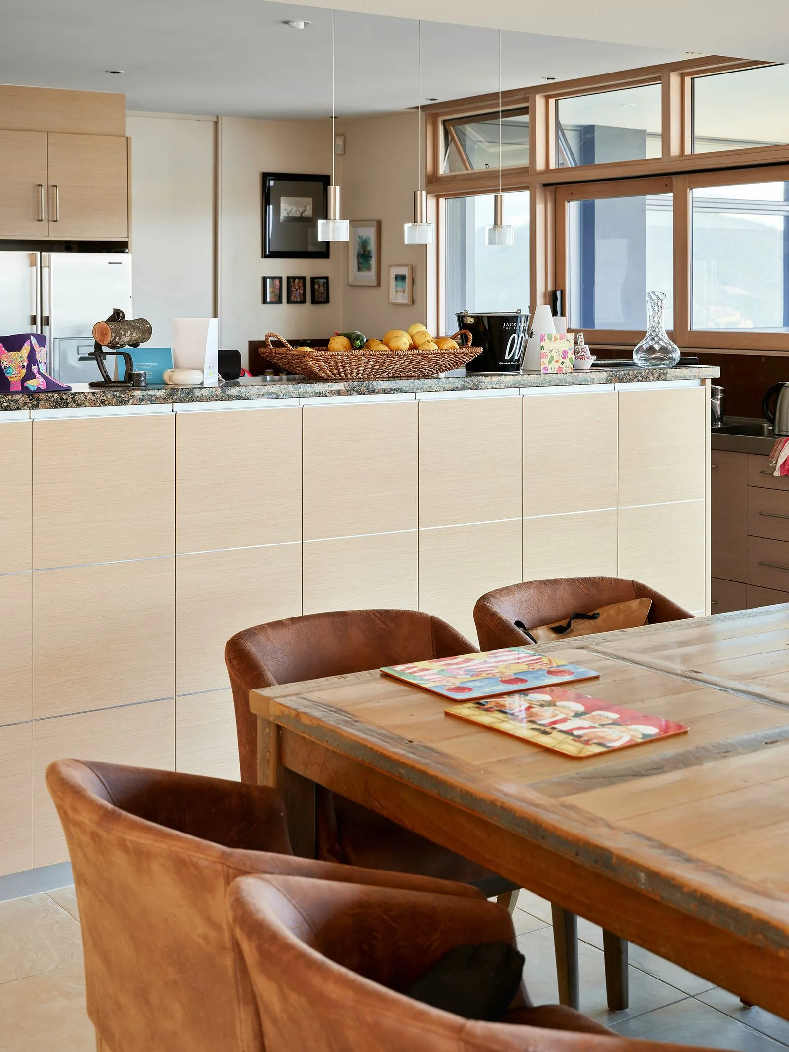Kitchen and dining area