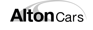 Alton Cars logo with stylized grey swoosh lines.