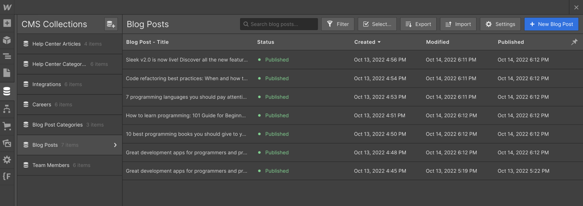 Ecommerce Collection - Sleek X Webflow Templates