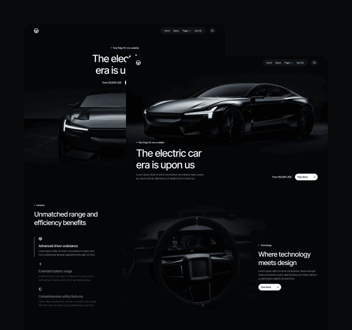 Motorflow - 18 Pages Included - Automotive Webflow Template | BRIX Templates