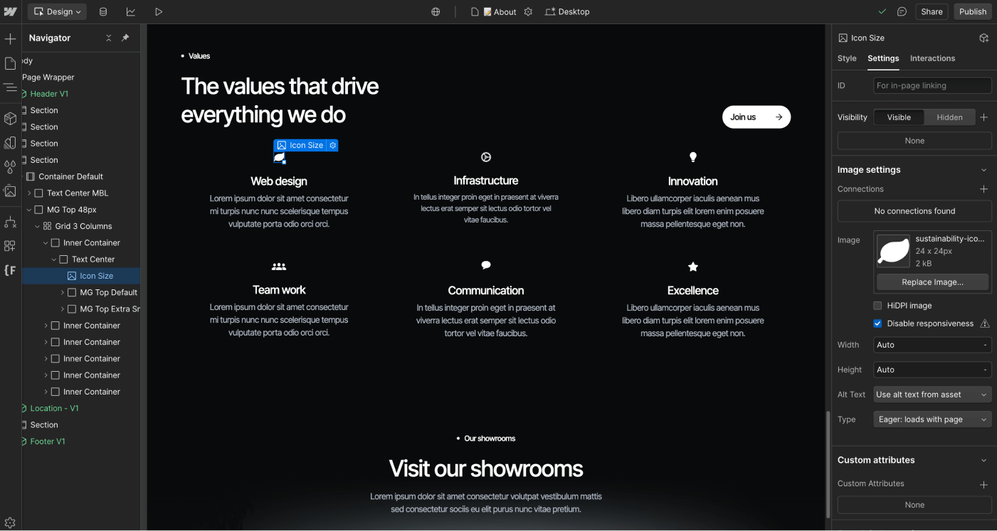 Icons And Graphics - Motorflow - Webflow Template | BRIX Templates