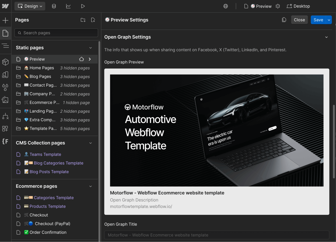 SEO - Motorflow - Webflow Template | BRIX Templates