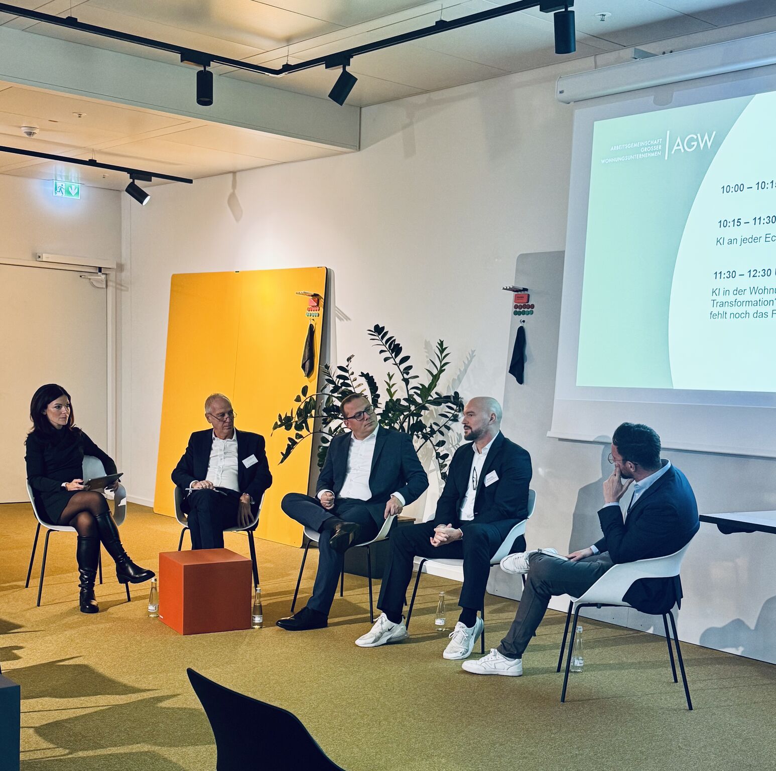 Vortragsfolie bei KI-Fachevent