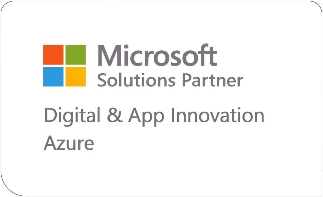 Microsoft Solutions Partner – Digital & App Innovation