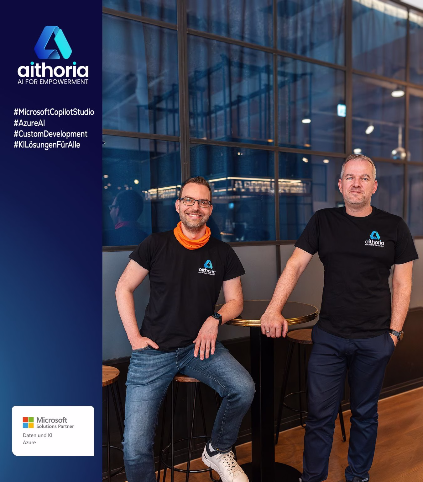 aithoria Team bei KI-Befähigungs-Event mit Kunden