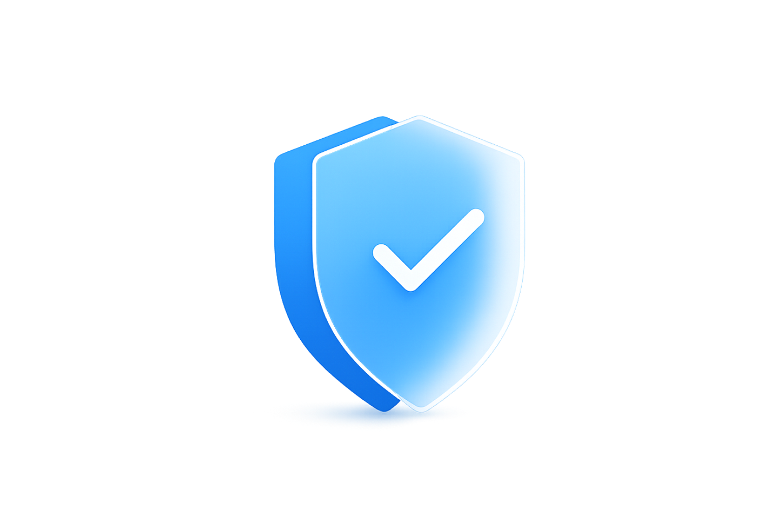 Sicherheitsschild-Icon – EU AI Act konforme KI-Nutzung