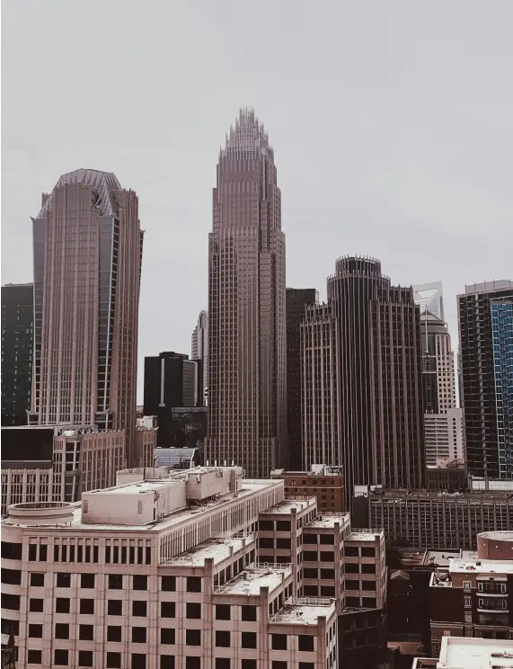 Wide view of Charlotte