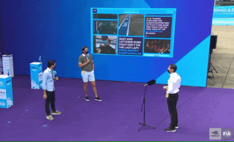 Formula E broadcast solution powered by Amondo
