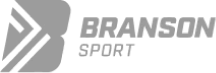 Logotipo de Branson Sport con diseño vectorial en gris.