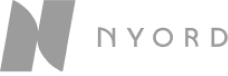 Logo de NYORD con una N estilizada a la izquierda.