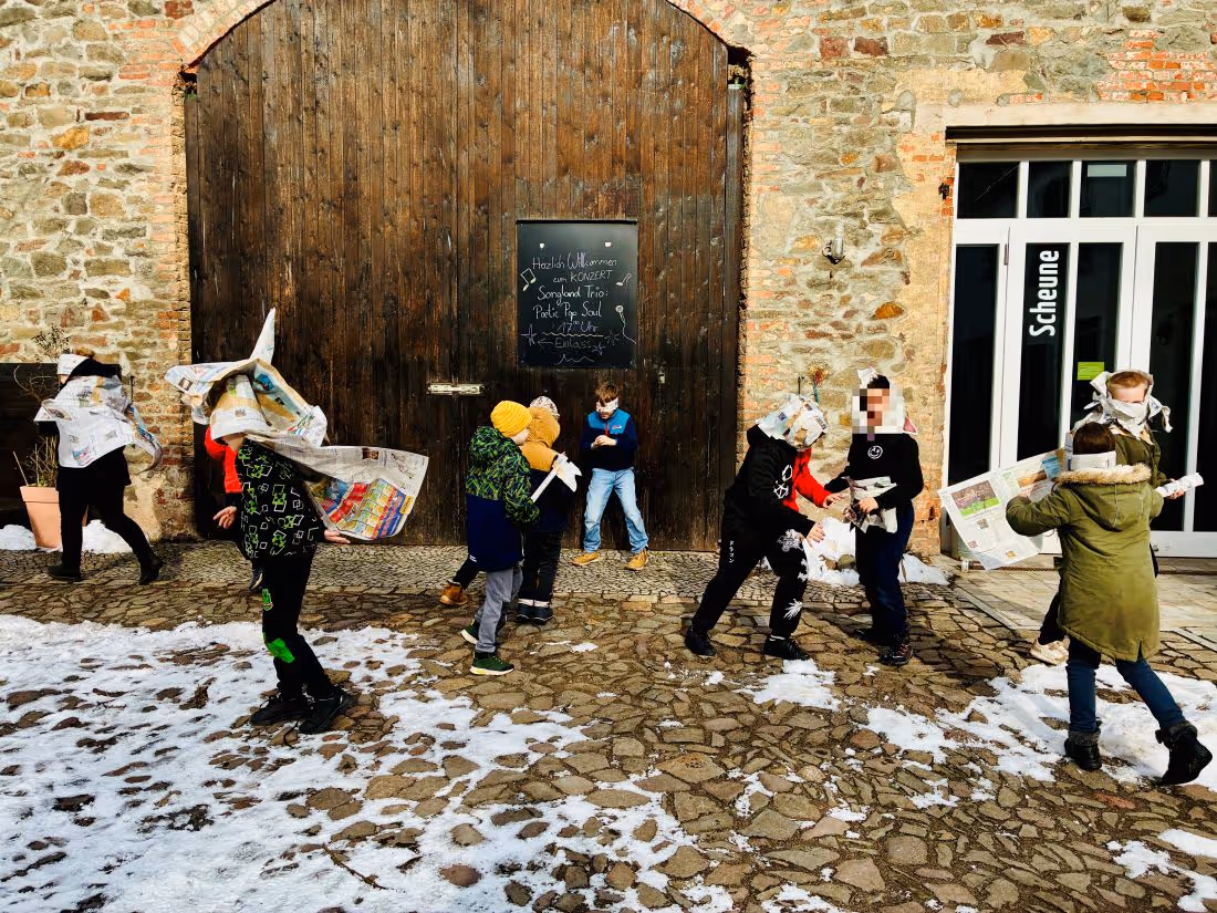 Superheld:innen-Workshop auf dem Moritzhof