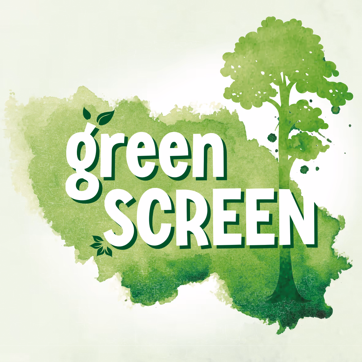 Logo des Projekts „GreenSCREEN“ im Moritzhof Magdeburg
