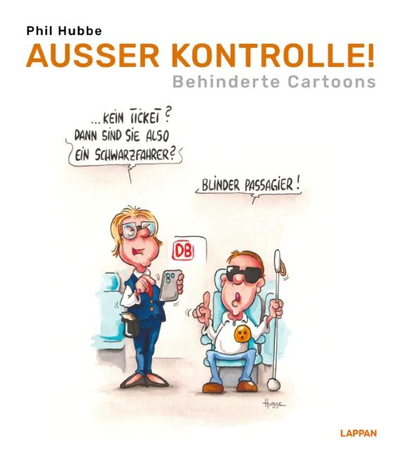 Abgebildet ist das Buch-Cover von »Außer Kontrolle!« von Phil Hubbe.