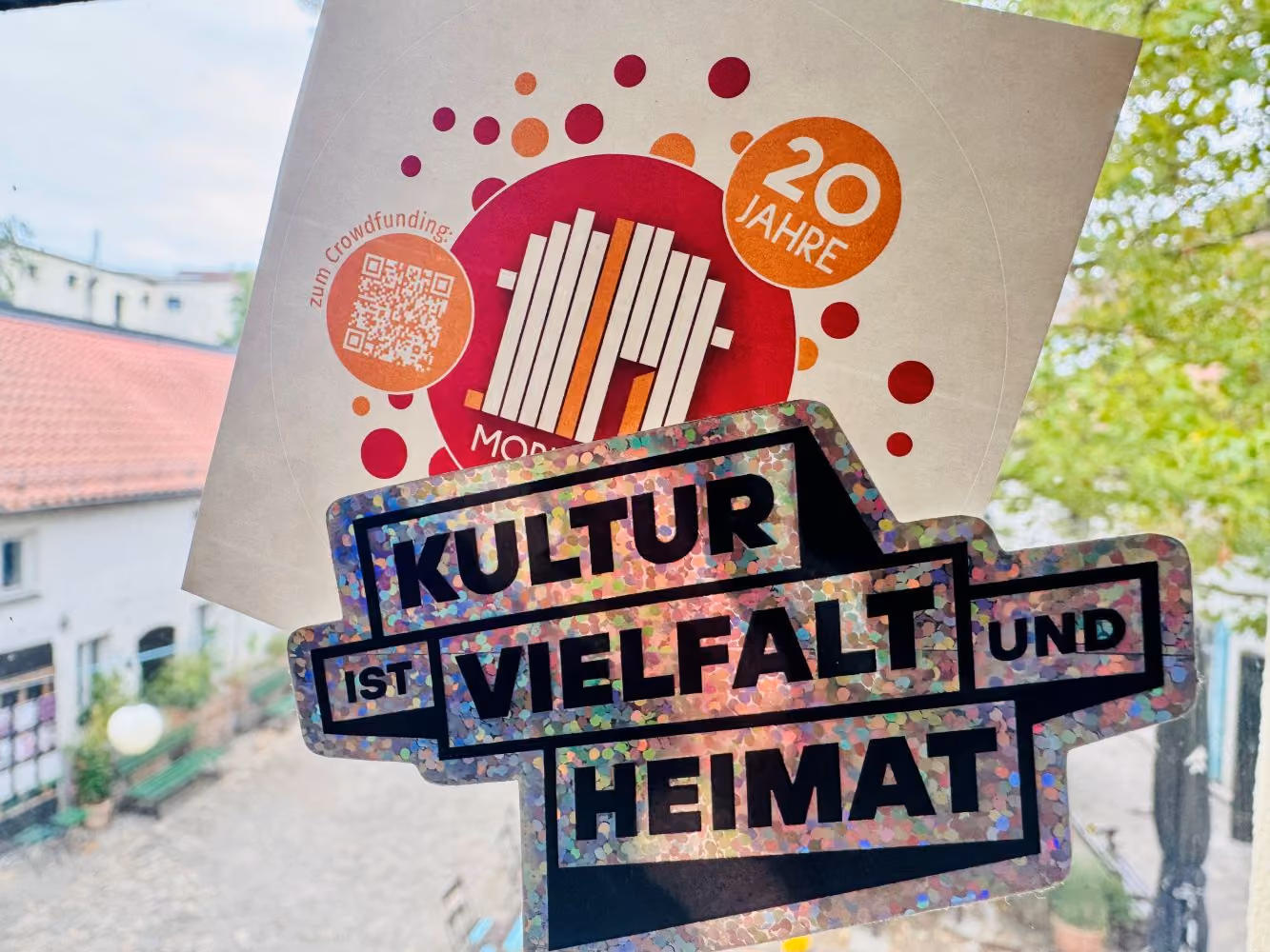 Aufkleber Kultur ist Vielfalt und Heimat