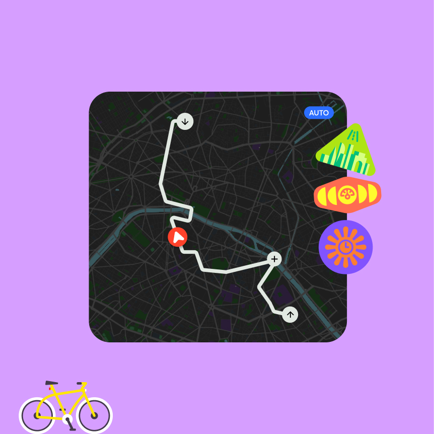 Dernier trajet effectué dans le mode OFF Bike