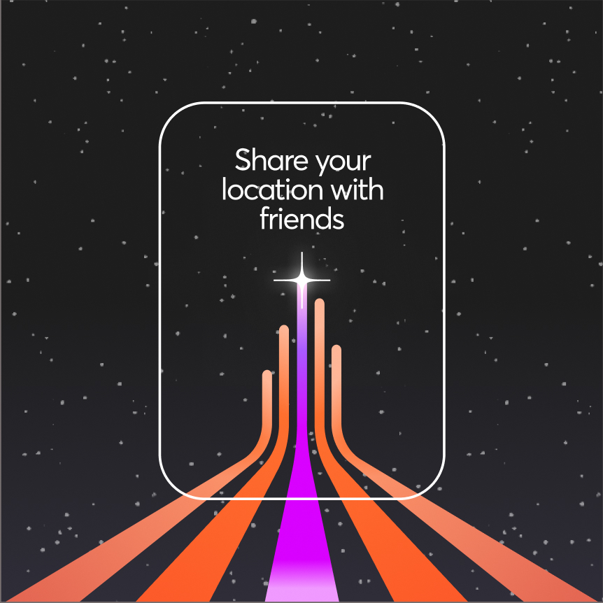 Partager ses trajets avec des amis