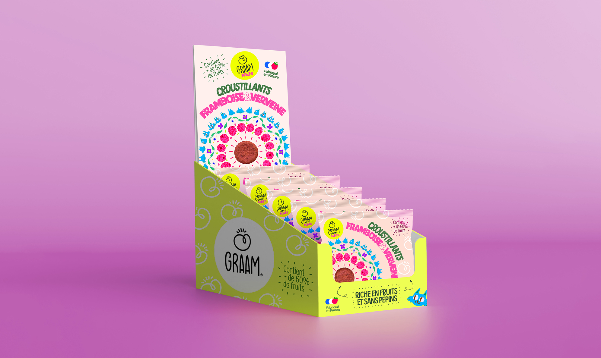 Presentoire pack carré