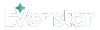 Evenstar logo with a stylized star above the letter V.